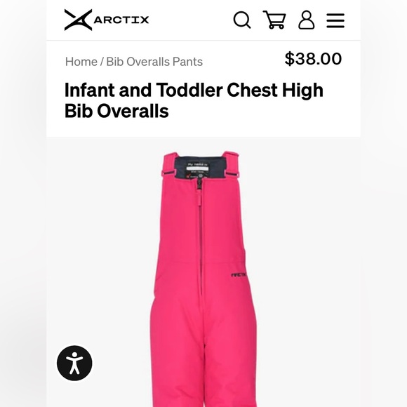 Arctix Toddler Snow Bibs - Sold Out Online - Picture 6 of 7